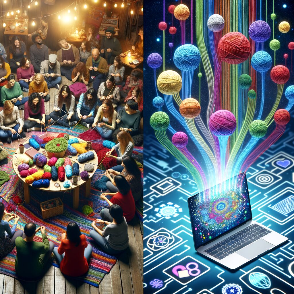How a Local Knitting Circle Fostered a Thriving Online Community for Hobbyists