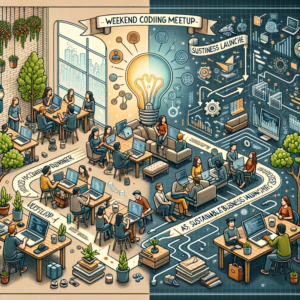 How a Weekend Coding Meetup Evolved into a Sustained and Collaborative Developer Community